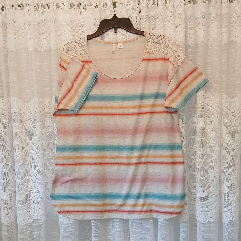 Cato Orange Short Sleeve Boxy T-Shirt